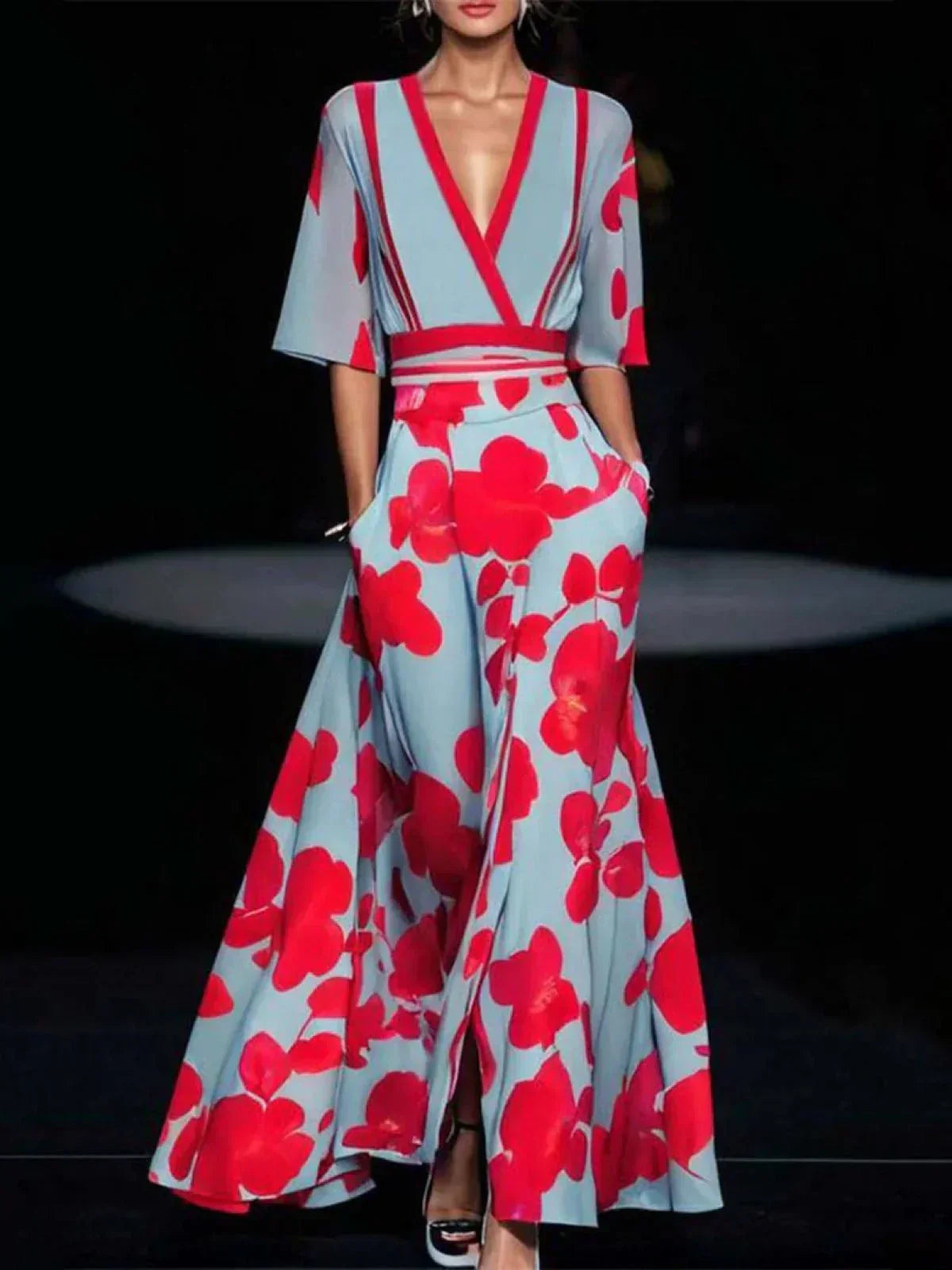 Robe Élégante - Manches - Style Mode
