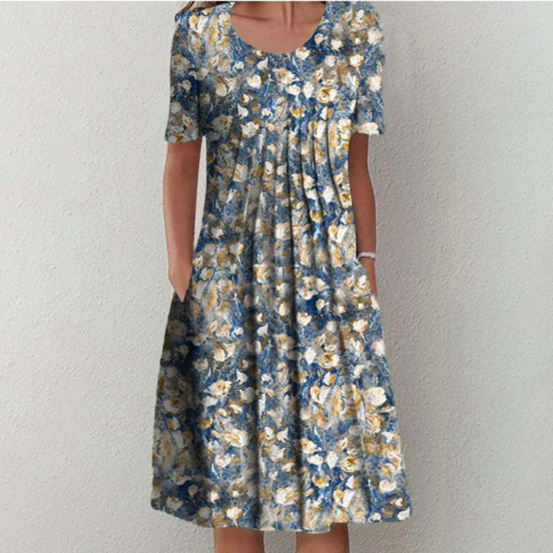 Robe d'été fleurie - Élégante & Pratique