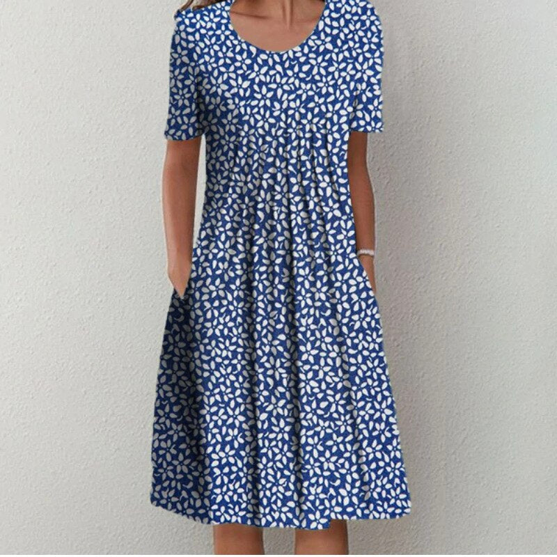 Robe d'été fleurie - Élégante & Pratique