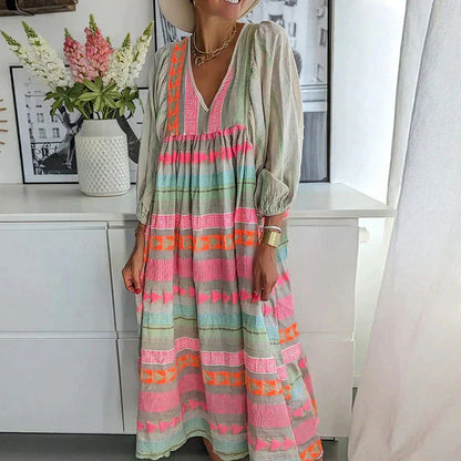 Robe Maxi Bohème Amaya - Chic et Confortable