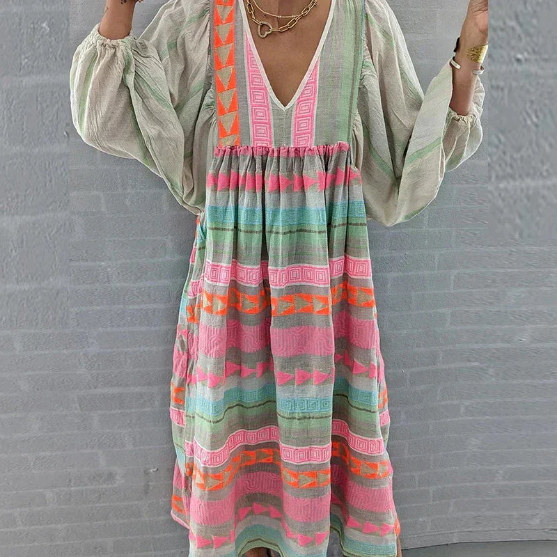 Robe Maxi Bohème Amaya - Chic et Confortable