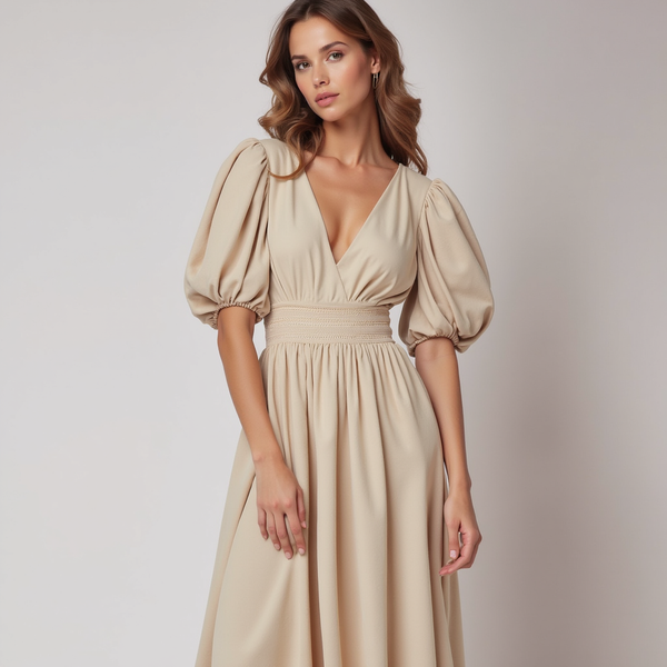 Robe Maxi Évasée pour Femmes – Élégance Flateuse pour Mariage & Soirée