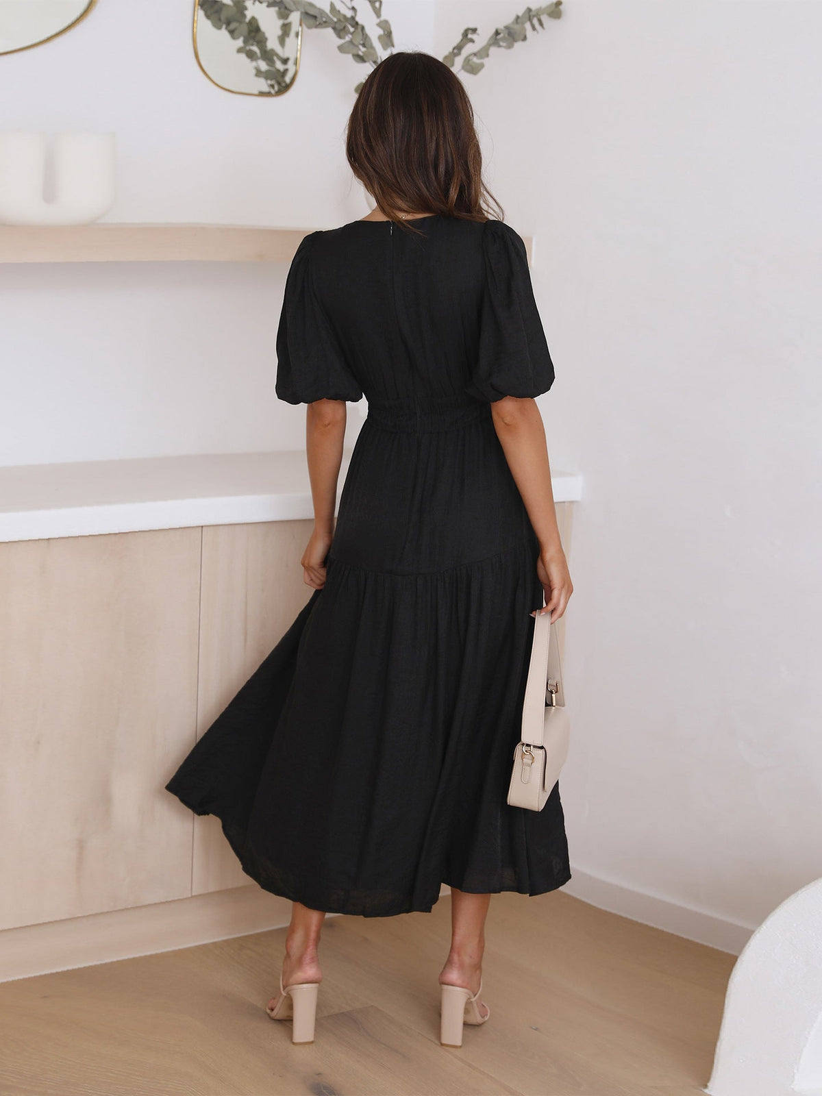Robe Maxi Évasée pour Femmes – Élégance Flateuse pour Mariage & Soirée