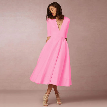 Robe Midi Cintrée Femme – Élégance et Confort pour Chaque Occasion