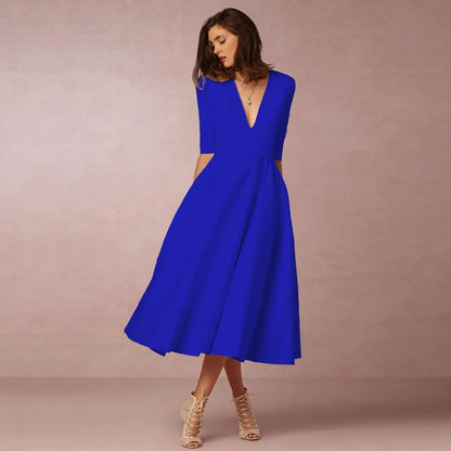 Robe Midi Cintrée Femme – Élégance et Confort pour Chaque Occasion