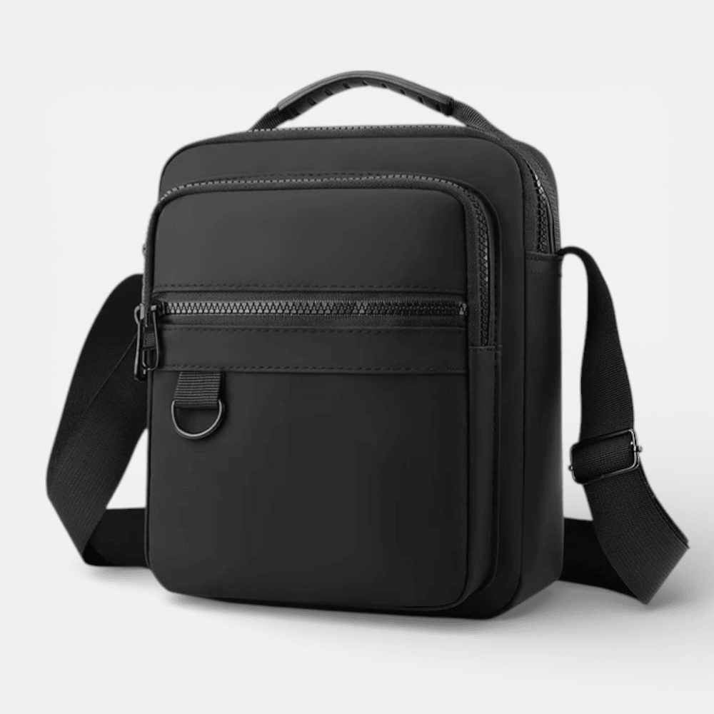 Sac à Bandoulière Noir Homme Noir Charbon - | AïtaVia