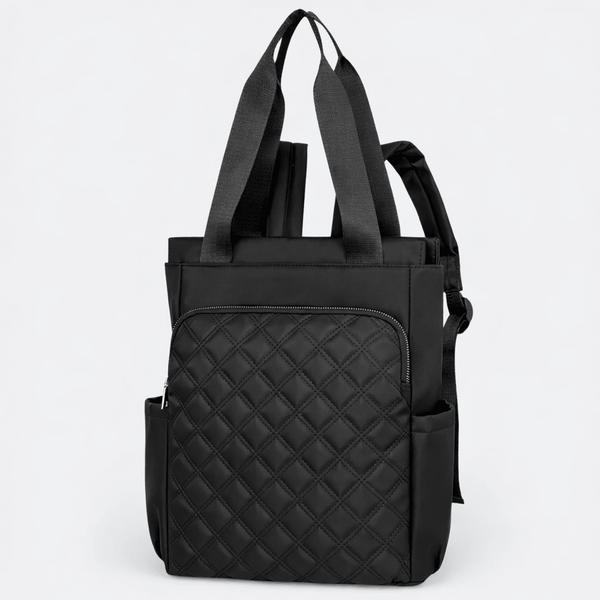 Sac à Dos à Carreaux Noir - | AïtaVia