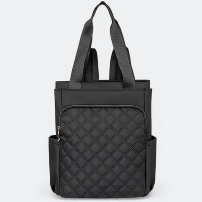 Sac à Dos à Carreaux Noir - | AïtaVia