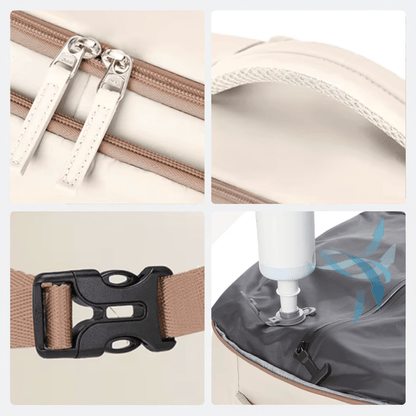 Sac à Dos à Compression Sous Vide Beige Ivoire - | AïtaVia