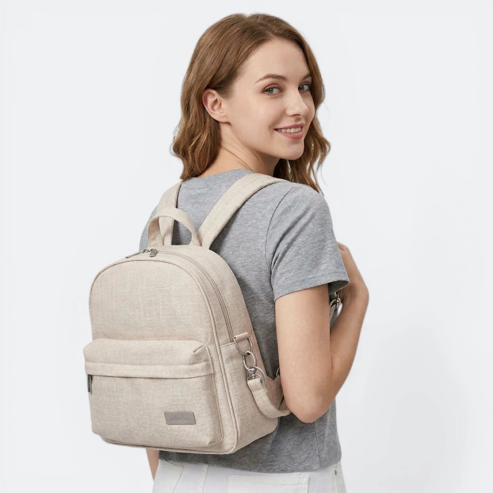 Sac à Dos à Langer Imperméable Gris Fumé - | AïtaVia