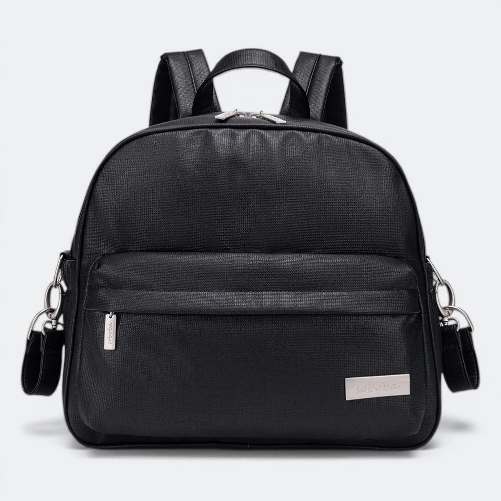 Sac à Dos à Langer Imperméable Noir - | AïtaVia