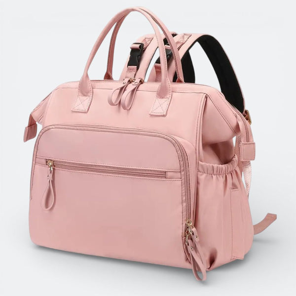 Sac à Dos à Langer Poussette Rose Pêche - | AïtaVia