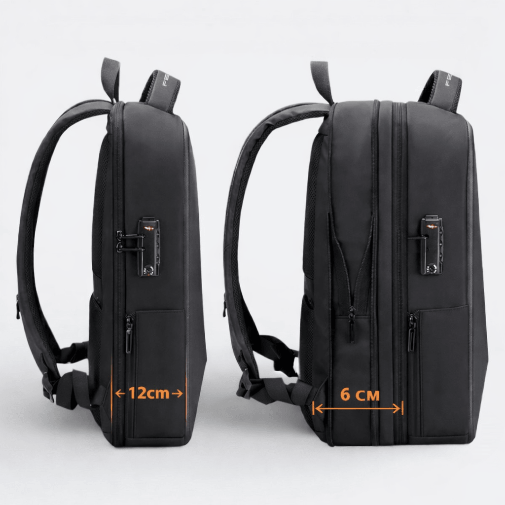 Sac à Dos Anti Vol Homme Gris Neutre - | AïtaVia