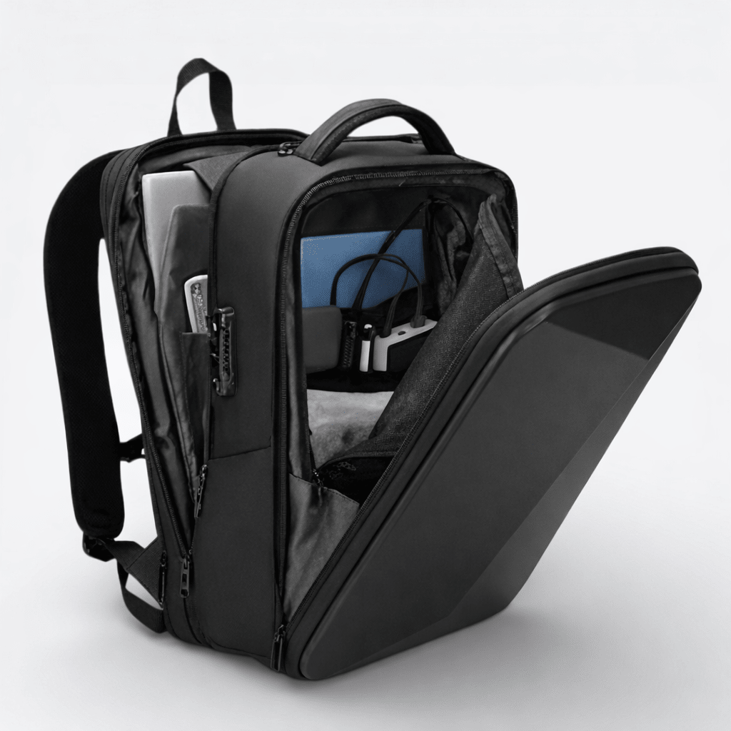 Sac à Dos Anti Vol Homme Gris Neutre - | AïtaVia