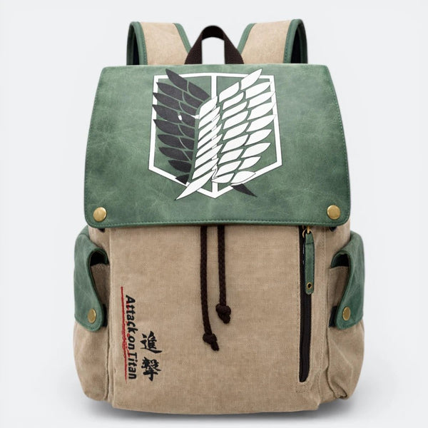 Sac à Dos Attaque des Titans Taupe Clair - | AïtaVia
