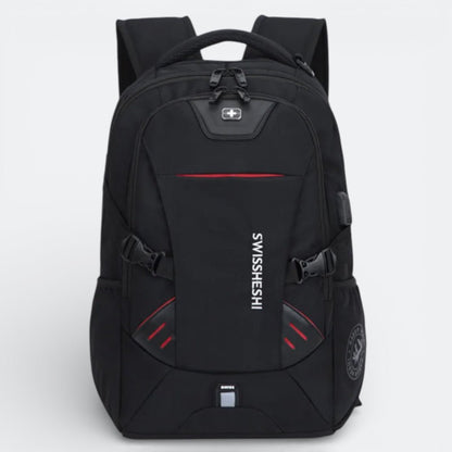 Sac à Dos avec Port de Charge USB Noir Charbon - | AïtaVia