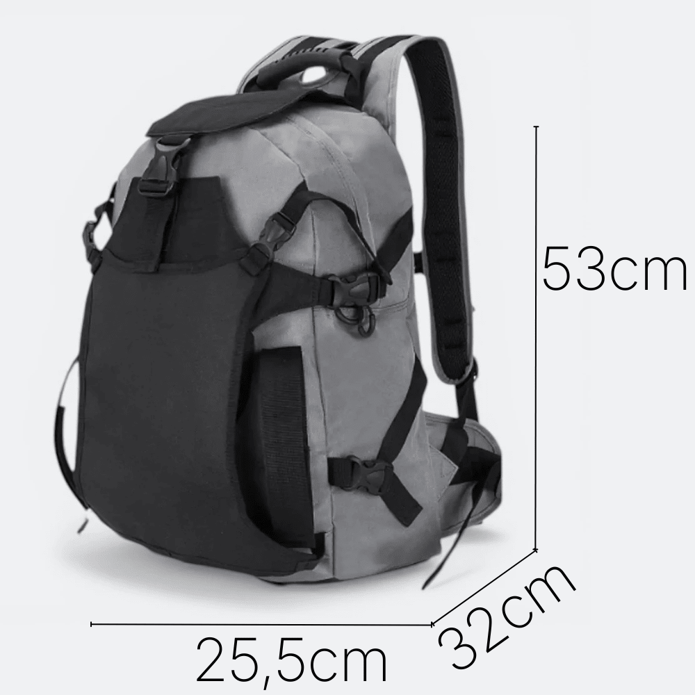 Sac à Dos avec Porte Ski Gris - | AïtaVia