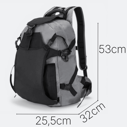 Sac à Dos avec Porte Ski Gris - | AïtaVia