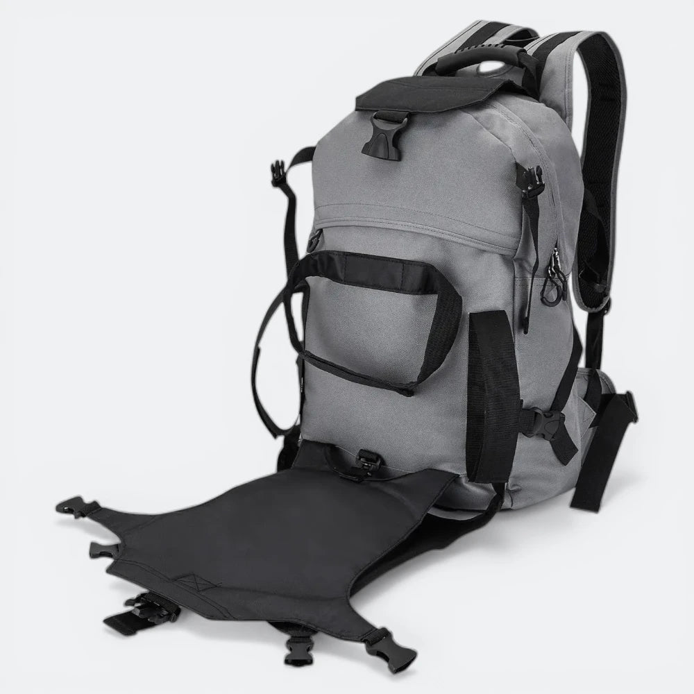 Sac à Dos avec Porte Ski Gris - | AïtaVia