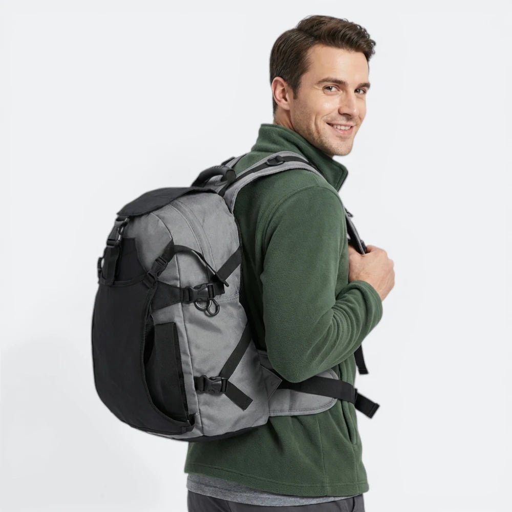 Sac à Dos avec Porte Ski Gris - | AïtaVia