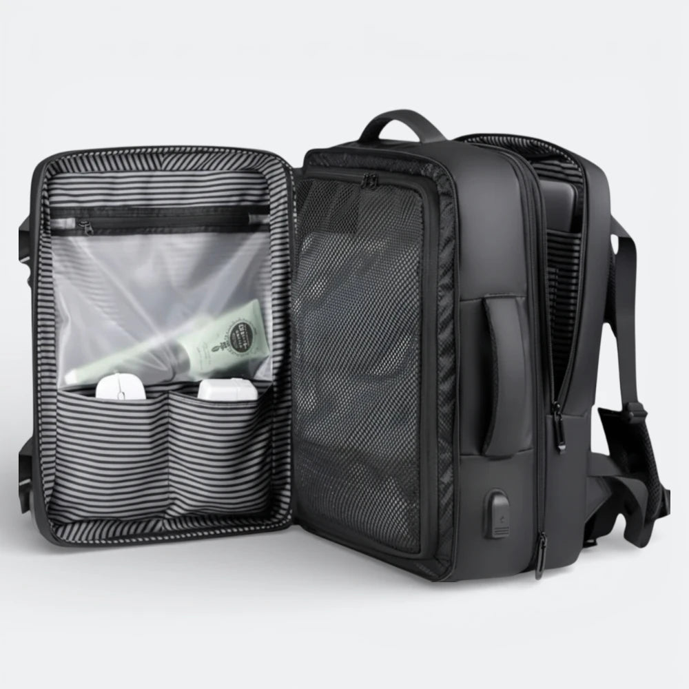 Sac à Dos Cabine Grande Capacité Gris Perle - | AïtaVia