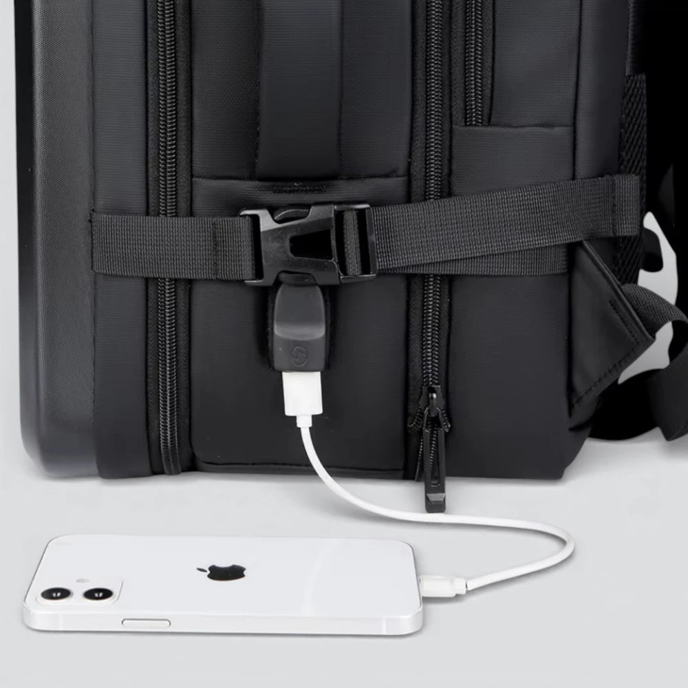 Sac à Dos Cabine Grande Capacité Gris Perle - | AïtaVia