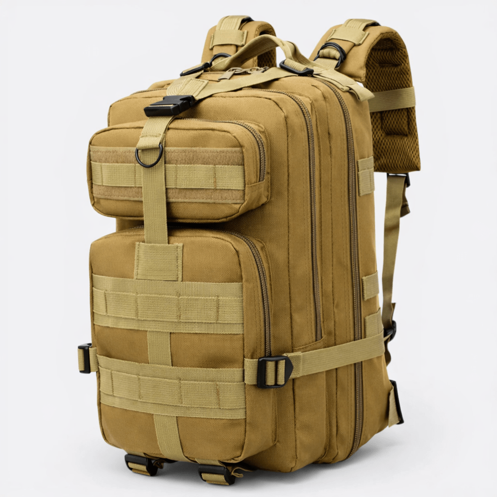 Sac à Dos Camping Randonnée Brun Doré - | AïtaVia