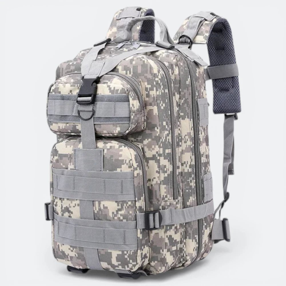 Sac à Dos Camping Randonnée Camo Pixel Gris - | AïtaVia