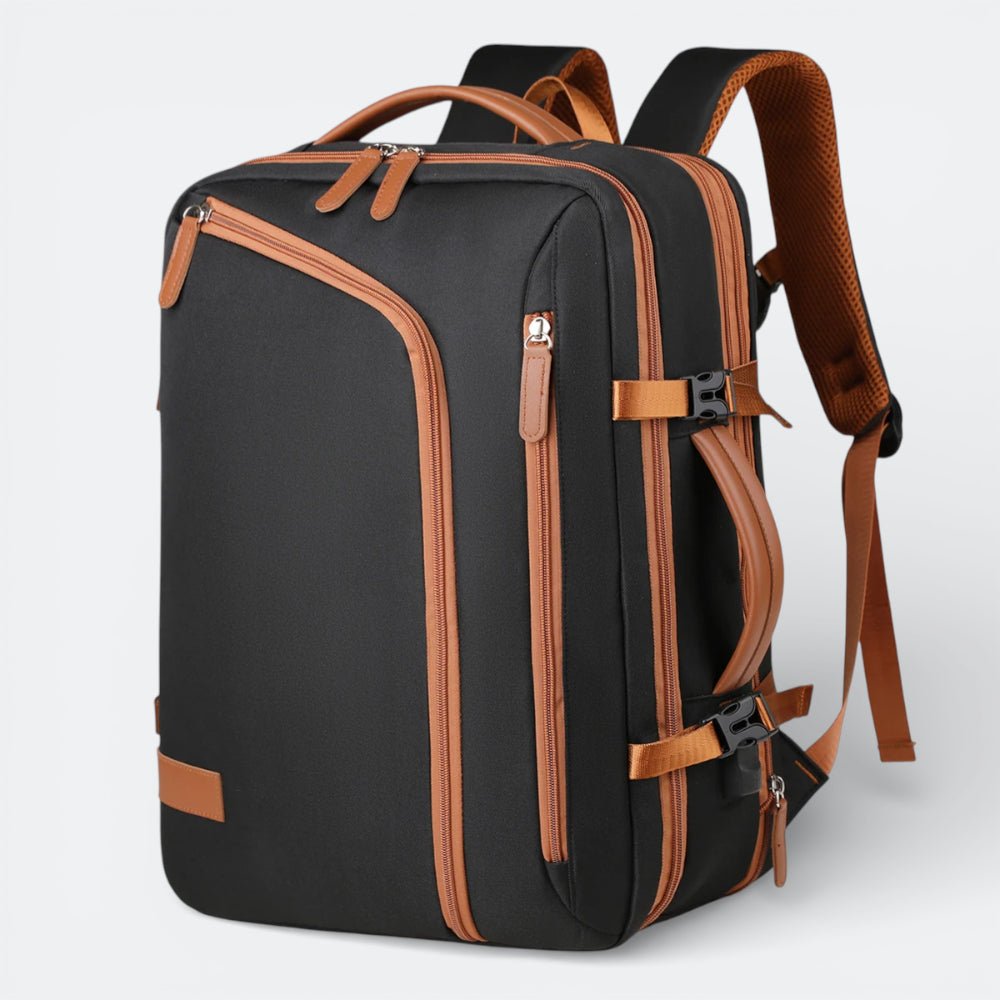 Sac à Dos Chargement USB Noir Charbon - | AïtaVia