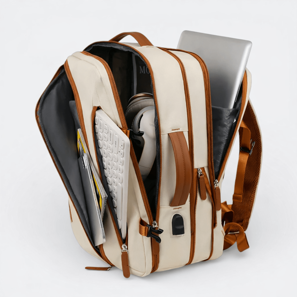 Sac à Dos Chargement USB Violet Pâle - | AïtaVia