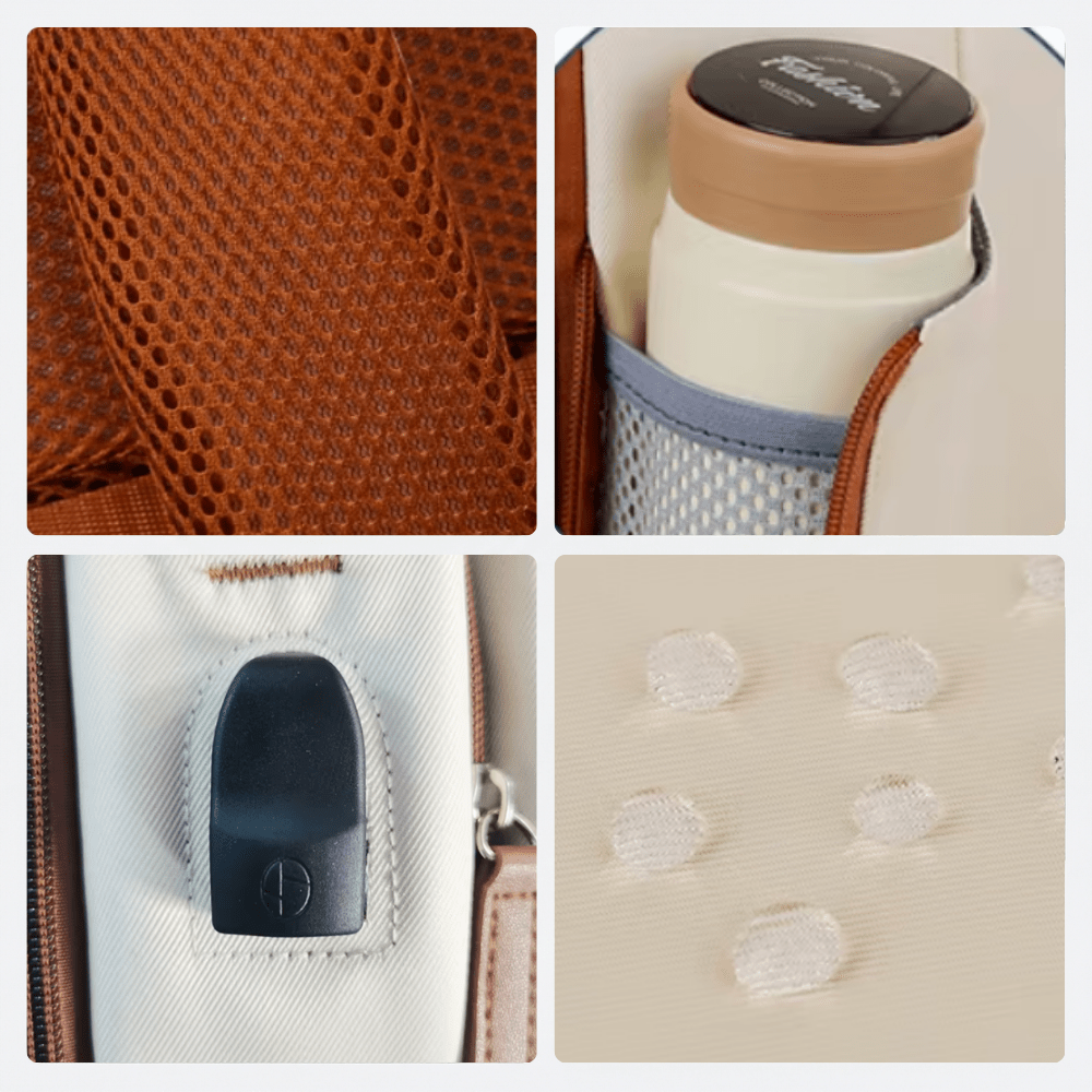 Sac à Dos Chargement USB Violet Pâle - | AïtaVia