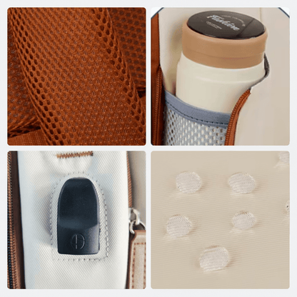 Sac à Dos Chargement USB Violet Pâle - | AïtaVia