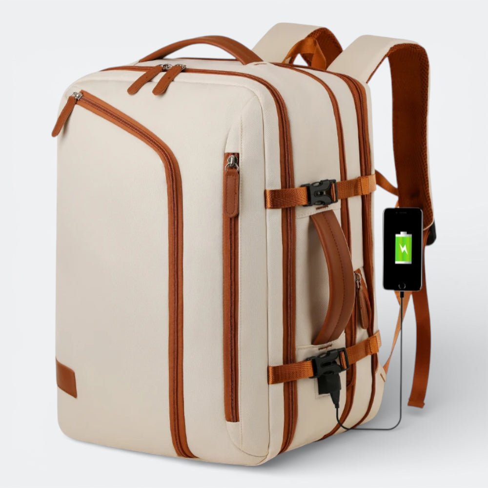 Sac à Dos Chargement USB Violet Pâle - | AïtaVia