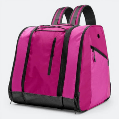 Sac à Dos Chaussures de Ski et Casque Rose Framboise - | AïtaVia
