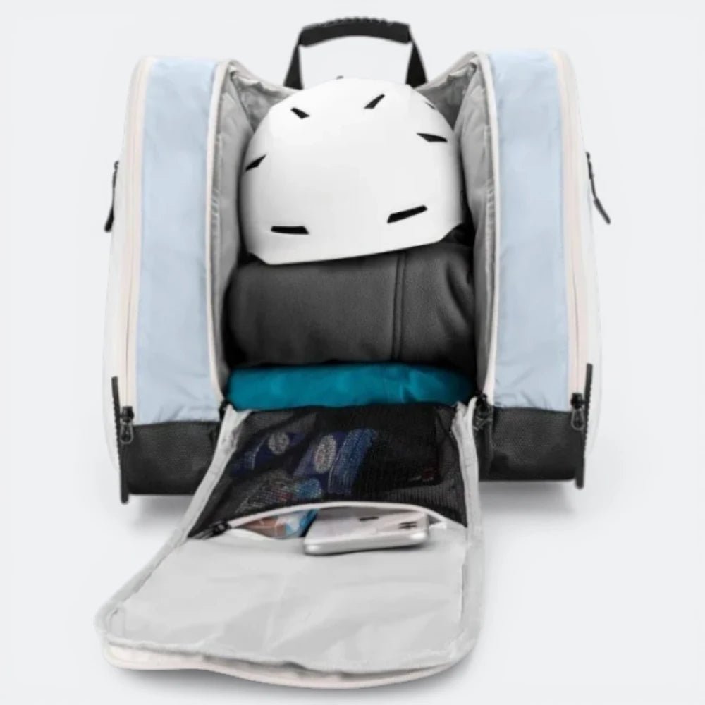 Sac à Dos Chaussures de Ski et Casque Rose Framboise - | AïtaVia