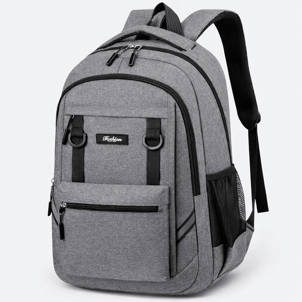 Sac à Dos Compartiment Ordinateur Gris Acier - | AïtaVia