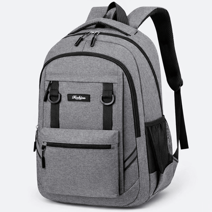 Sac à Dos Compartiment Ordinateur Gris Acier - | AïtaVia