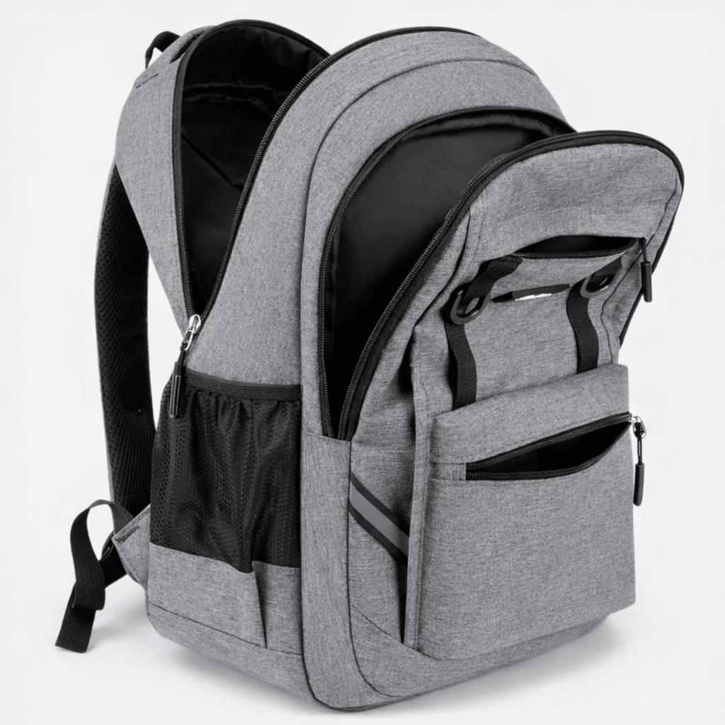 Sac à Dos Compartiment Ordinateur Gris Acier - | AïtaVia