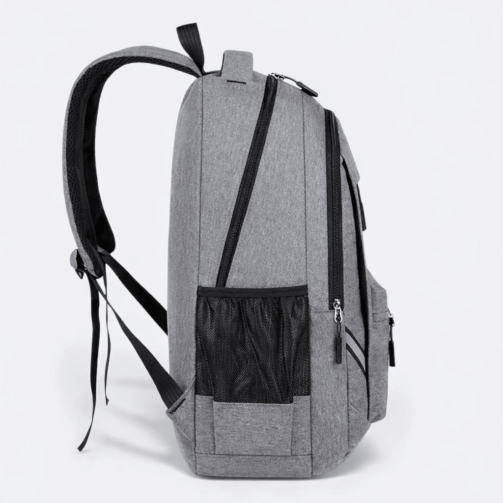 Sac à Dos Compartiment Ordinateur Gris Acier - | AïtaVia