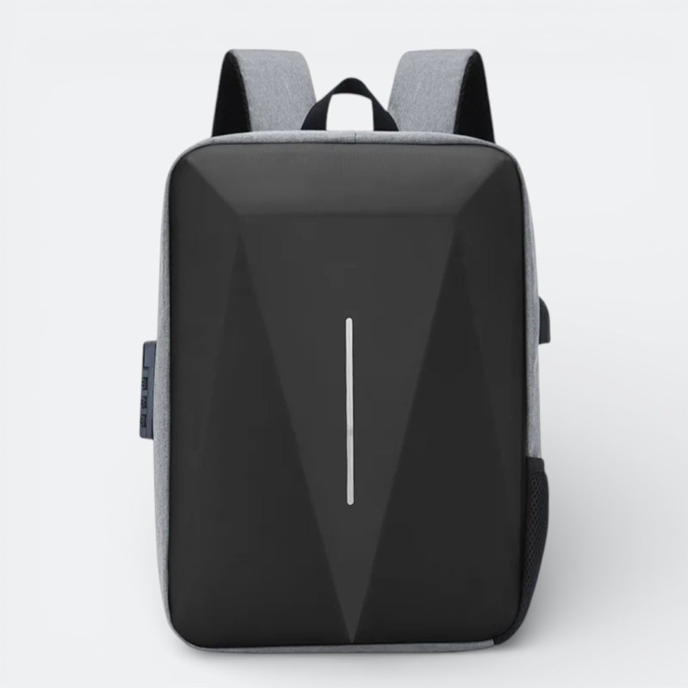Sac à Dos Coque Dure Noir & Gris - | AïtaVia