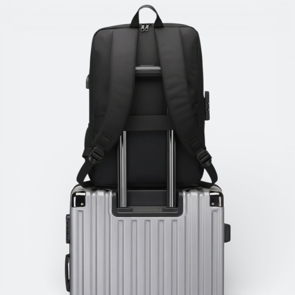 Sac à Dos Coque Dure Noir & Gris - | AïtaVia