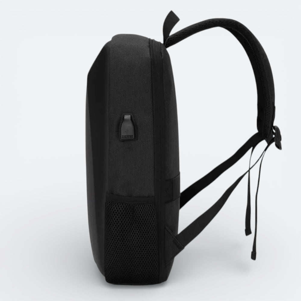 Sac à Dos Coque Dure Noir & Gris - | AïtaVia