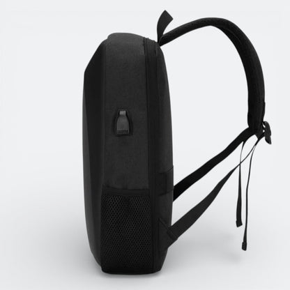 Sac à Dos Coque Dure Noir & Gris - | AïtaVia