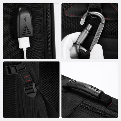 Sac à Dos de Sport et Voyage Grande Capacité Noir - | AïtaVia