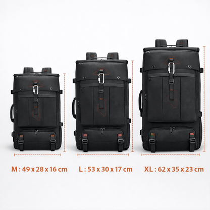 Sac à Dos de Sport et Voyage Grande Capacité Noir - | AïtaVia