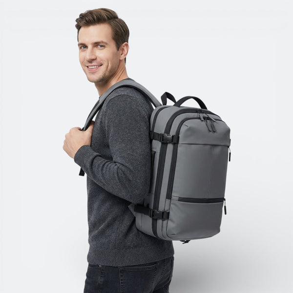 Sac à Dos de Voyage 30L Gris Acier - | AïtaVia