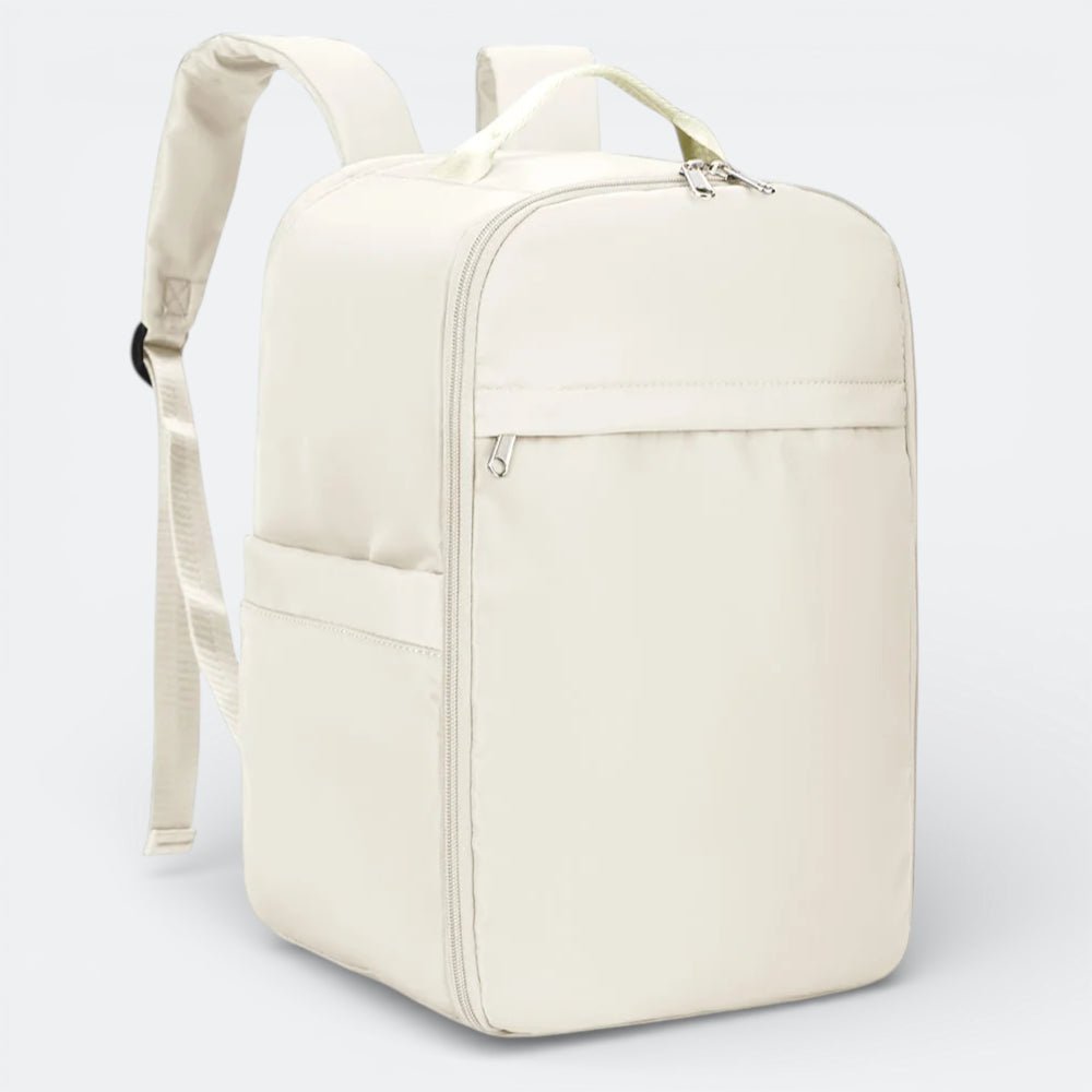 Sac à Dos de Voyage Bagage Cabine Beige Ivoire - | AïtaVia
