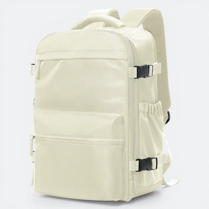 Sac à Dos de Voyage Extensible Beige Ivoire - | AïtaVia