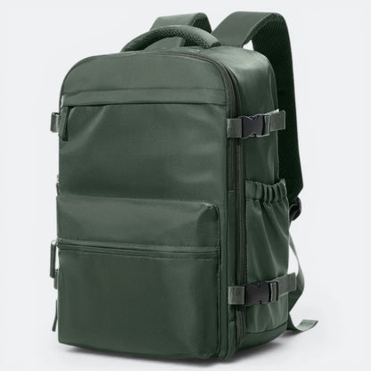 Sac à Dos de Voyage Extensible Vert Olive - | AïtaVia