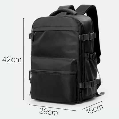 Sac à Dos de Voyage Extensible Vert Olive - | AïtaVia